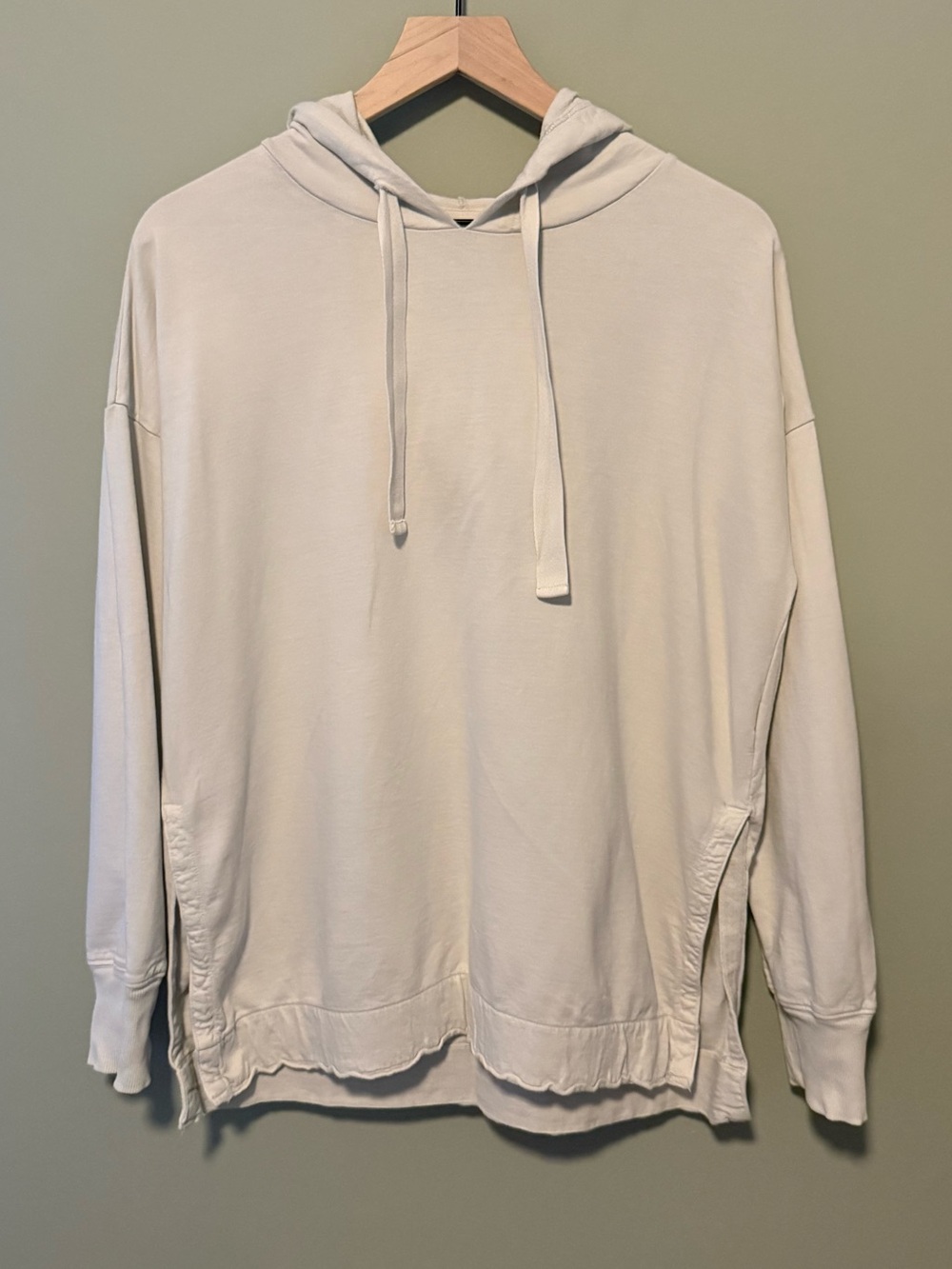 aerie Cream Lightweight Hoodie | S